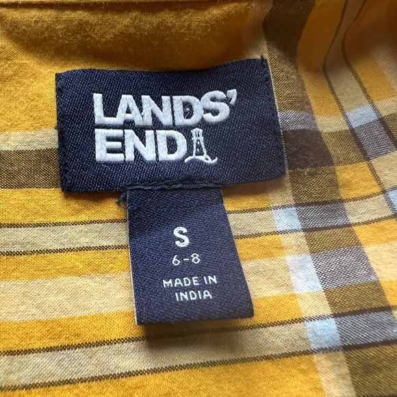 Lands’ End Plaid Shirt - Picture 8 of 10